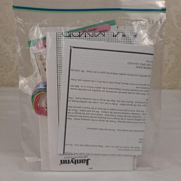 Janlynn Hometown Baby Feet #3051-18 Counted Cross Stitch Kit NWOT - Picture 4 of 5